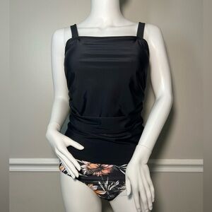 NWT Women's High Waist Tankini Swimsuit Size Medium